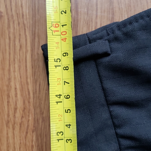 Canali Black Trouser Dress Pants 31" Waist X 29" Inseam Length Italian Designer - Picture 8 of 15